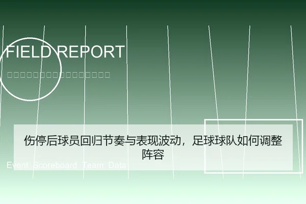伤停后球员回归节奏与表现波动，足球球队如何调整阵容